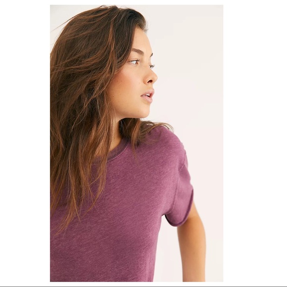 FREE PEOPLE BOHO TEE FLOWY T-SHIRT TUNIC TOP A2C - Picture 9 of 15